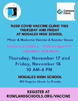 RUSD Vaccine Clinic